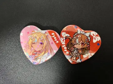 큐루룬 대작전 캔뱃지 시라누이 플레어 세트