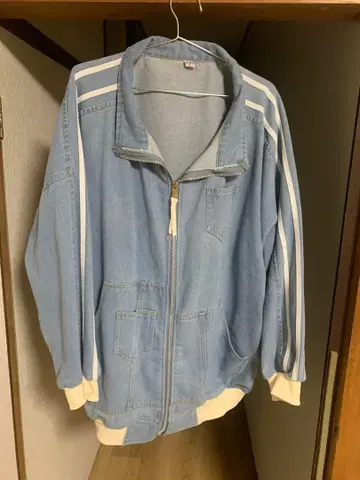 빈티지 라이트 블루 데님 자켓