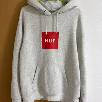 HUF 그레이 후드티 L 사이즈