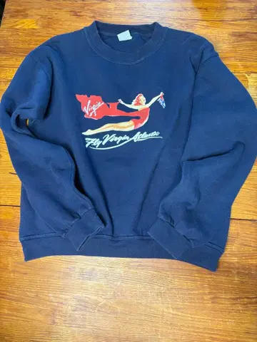 Virgin Atlantic 맨투맨 S/M 버진 애틀랜틱