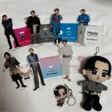 SnowMan 메구로 렌 아크릴 스탠드 스노우 칠