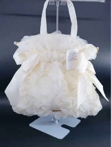 Maison de FLEUR 튤 로즈 더블 리본 2Way 토트백