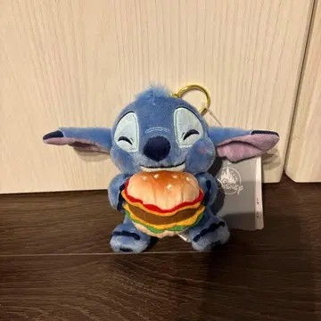 스티치 MOGUMOGU 시리즈 봉제 인형 키링 릴로 & 스티치