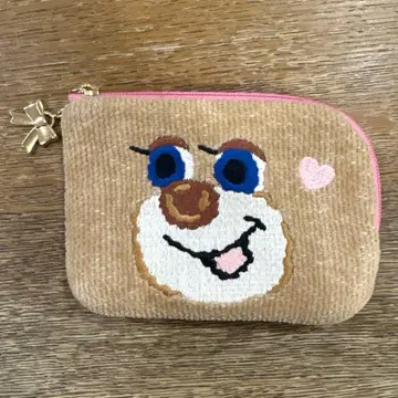 페이러 도업 테디 중고 파우치 L자