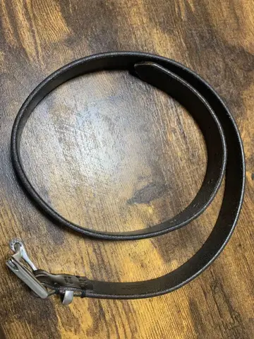 블랙 가죽 벨트