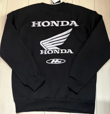 새상품 L 사이즈 HONDA 속기모 트레이닝복 빅 실루엣 블랙