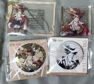 제5인격 식험실 콜라보 4점 세트 아크릴 블록 캔뱃지 클리어 카드 탐광자