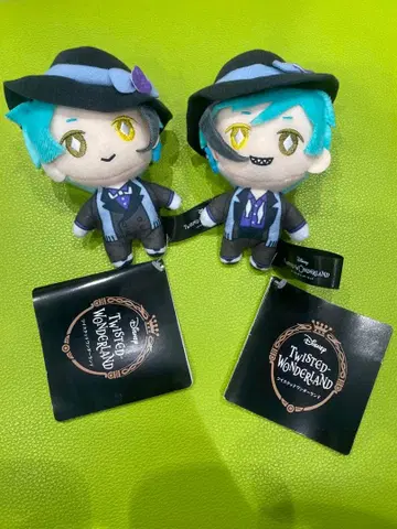 트위스티드 원더랜드 기숙사 의류 마스코트 제이드 플로이드 2개 세트