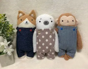 (세트 한정 특별 가격) 후모후모 씨 M 사이즈 의류 살로펫 3벌 세트