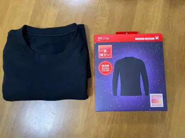 유니클로 히트텍 울트라 웜 남성용 M 사이즈 2점 세트