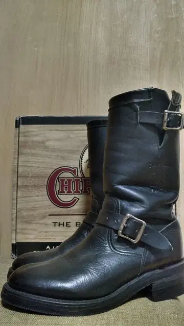 일본 미발매 Chippewa 치페와 엔지니어 부츠 7D