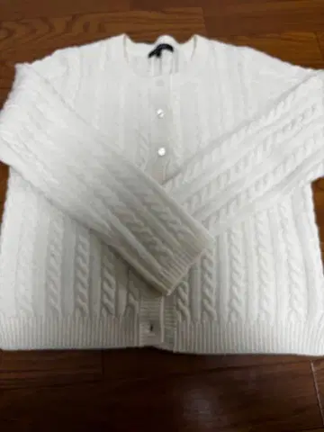 MACPHEE 케이블 니트 새상품급 울, 캐시미어