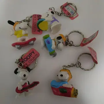 스누피 키링 5개