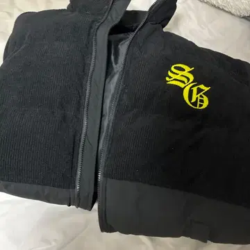 다운 자켓 SG 로고