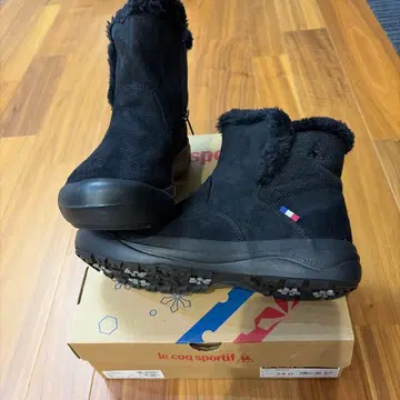 le coq sportif 블랙 스웨이드 부츠 24.0