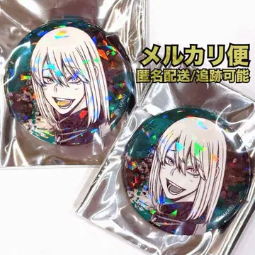 도겐안귀 도지 미카도 마즐 홀로그램 캔뱃지 vol.2 2점 원작