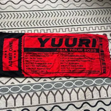YUURI ASIA TOUR 2025 타월