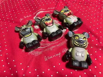 디즈니 바이널메이션 라이온킹 하이에나 4개 set