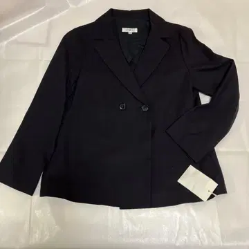 [ 미사용 ] chiclin 치크린 자켓 코튼 네이비 일본제