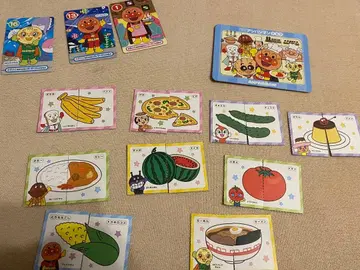 호빵맨 묶음 판매 마그넷 카드 퍼즐