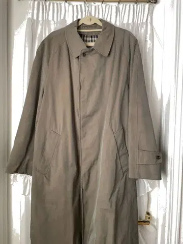 80s 영국제 Aquascutum Aqua5 레인보우 발마칸 코트 L