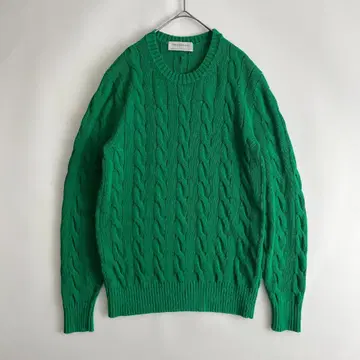 새상품급 TOMORROWLAND (he) tricot 케이블 니트 스웨터