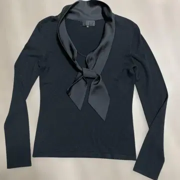 UNTITLED 긴팔 니트 리본 포함