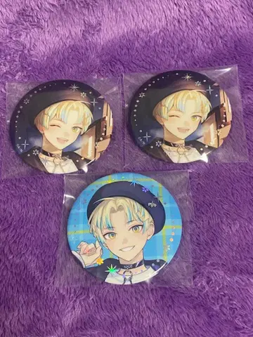 Twinkle Gifts 랜덤 금박 캔뱃지 히바치 마나