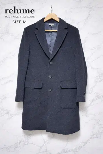 이탈리아제 원단 JOURNALSTANDARD relume 울 체스터 코트