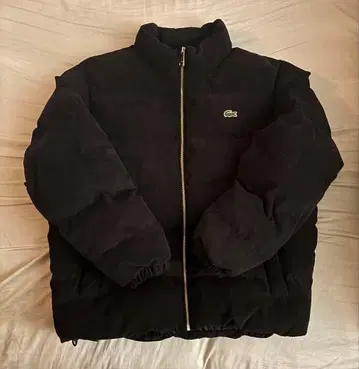 Lacoste 코듀로이 퍼프 자켓