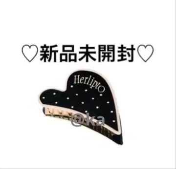 미개봉 새상품 Bicolor Heart Twinkle 헤어 클립