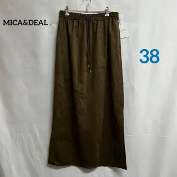 7d173 마이카앤딜 러프 타이트 스커트 스웨이드 느낌