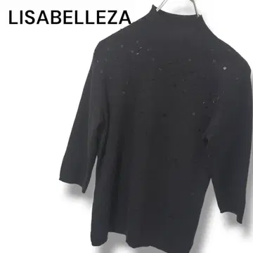 [ LISABELLEZA ] 상의 7부 기장 루즈핏 빅 사이즈 스팽글