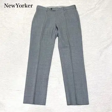 뉴요커 남성용 슬랙스(82) 그레이 계열 울 모헤어 혼방 오피스