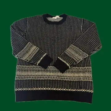 URBAN RESEARCH UR 풀 패턴 패널 C/N 니트