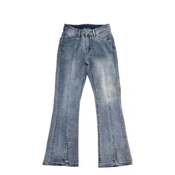 WORKS 플레어 데님 팬츠 (64-91) 부츠컷 스트레치 슬릿