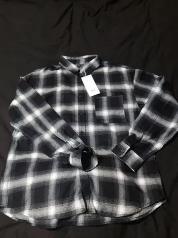 미사용 새상품 AZUL by moussy 체크 무늬 긴팔 셔츠 L