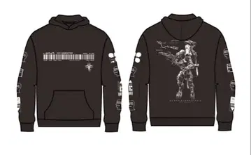 브레인 데드 x 데스 스트랜딩 2 후드티