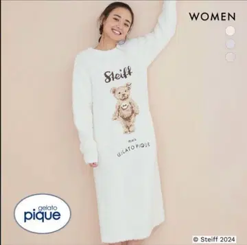 젤라또피케 2024 슈타이프 콜라보 원피스 화이트