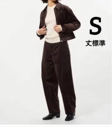 유니클로 코듀로이 커브 팬츠 (기장 표준) S 코토니에