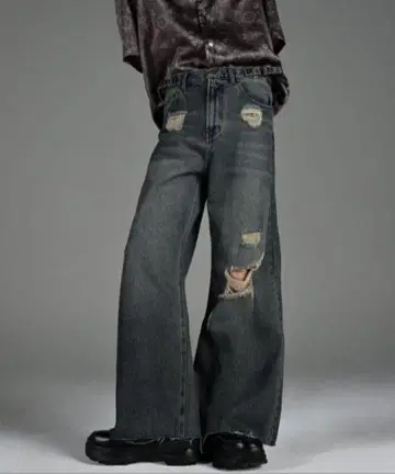 ADRER 데미지 데님 사이즈 XS