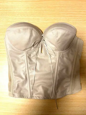 BRIDAL BEAUTE 코르셋 이너 D75 베이지 상하의 세트