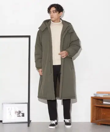 나노 유니버스/ [ CLIMASHIELD ] 별주 후디드 롱 코트