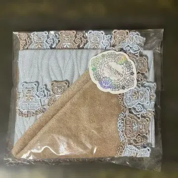 [새상품] 긴자와 레이스 곰 손수건 & 티슈 케이스