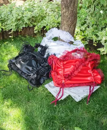 AnnMiru 앙밀 프릴 백 가방