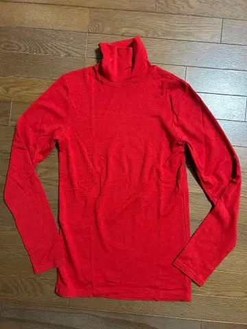 ANN DEMEULEMEESTER 레드 터틀넥 M