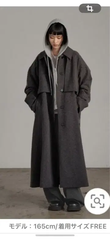 이번 시즌 로리즈팜 스텐카라 코트 울라이크 요크 코트 새상품