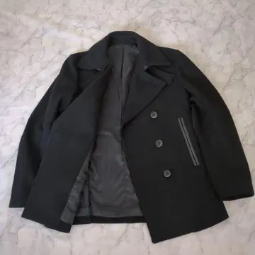 COMME CA ISM BG 남성용 P코트 블랙 M