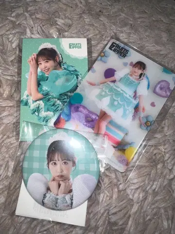 FRUITS ZIPPER 포토 카드 배지 세트