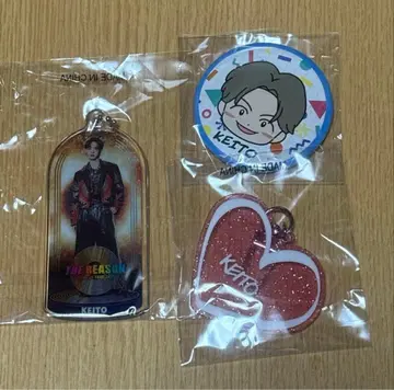 기무라 케이토 라메 네임 키링 클리어 참 캔뱃지